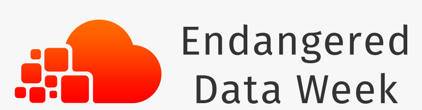 Endangered Data Week Logotype Horizontal - Circle, HD Png Download