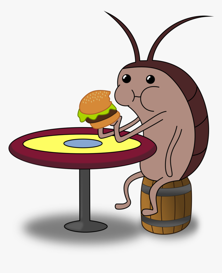 Burger Transparent Krusty Krab - Man Shot After Throwing Shoe At Roach, HD Png Download