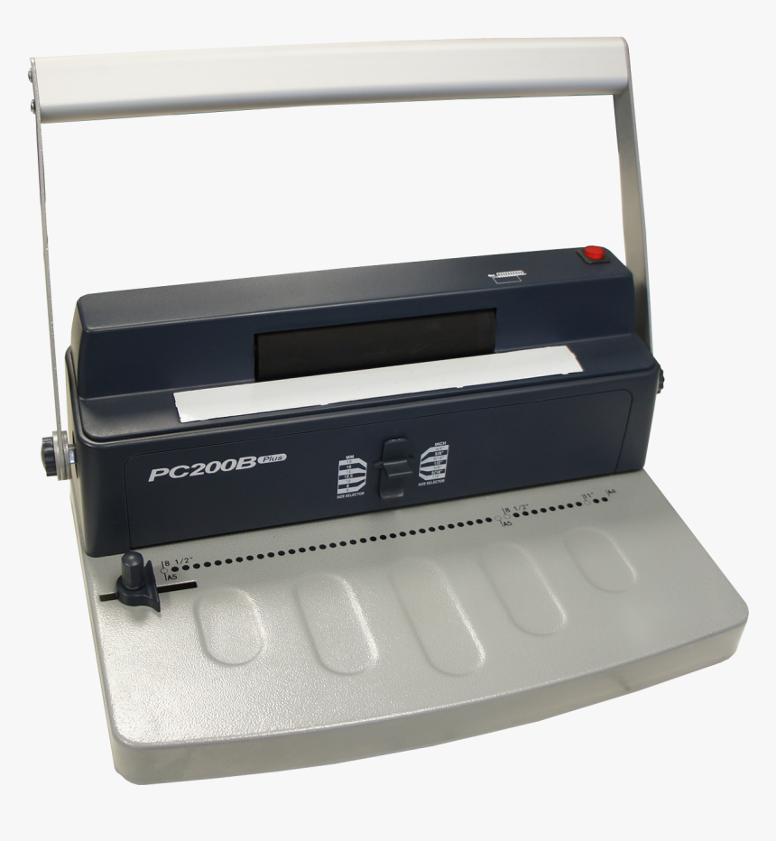 Supu Pc2000b Plus Spiral-o Ring Coil Binding Machine - Machine, HD Png Download