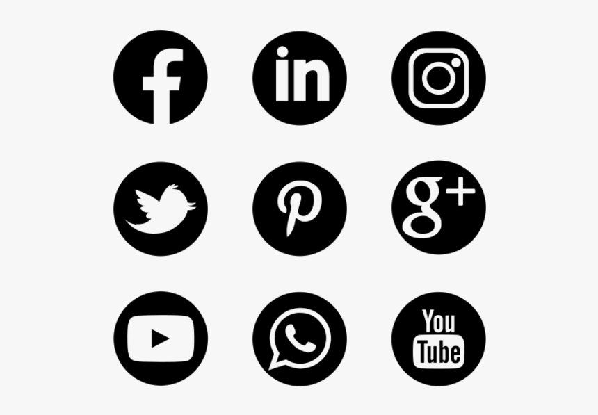 Essential Set - Transparent Background Social Media Logos, HD Png Download