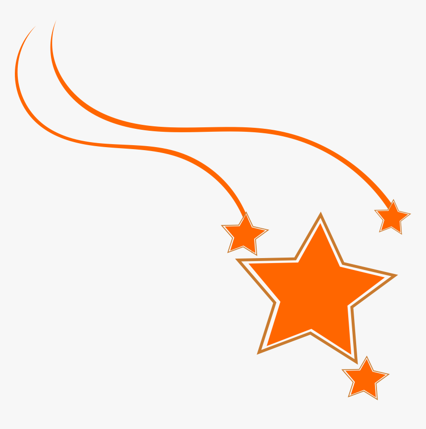 รูป ดาว สี ส้ม, HD Png Download