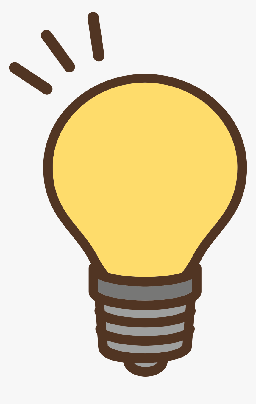 Line,yellow,light - Light Bulb Electricity Clipart, HD Png Download