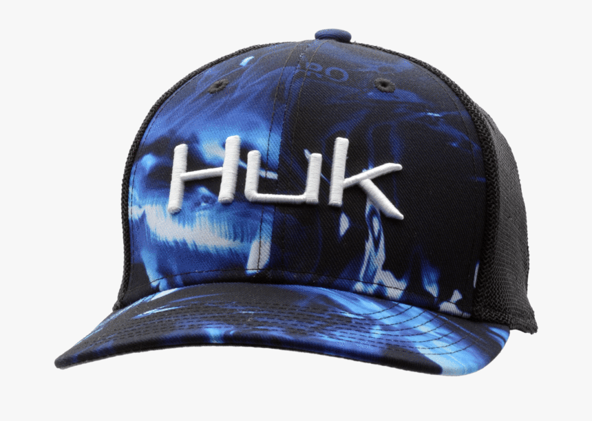Huk Camo Trucker Stretch Cap 
 Class Lazyload None - Huk Mossy Oak Elements Hat, HD Png Download