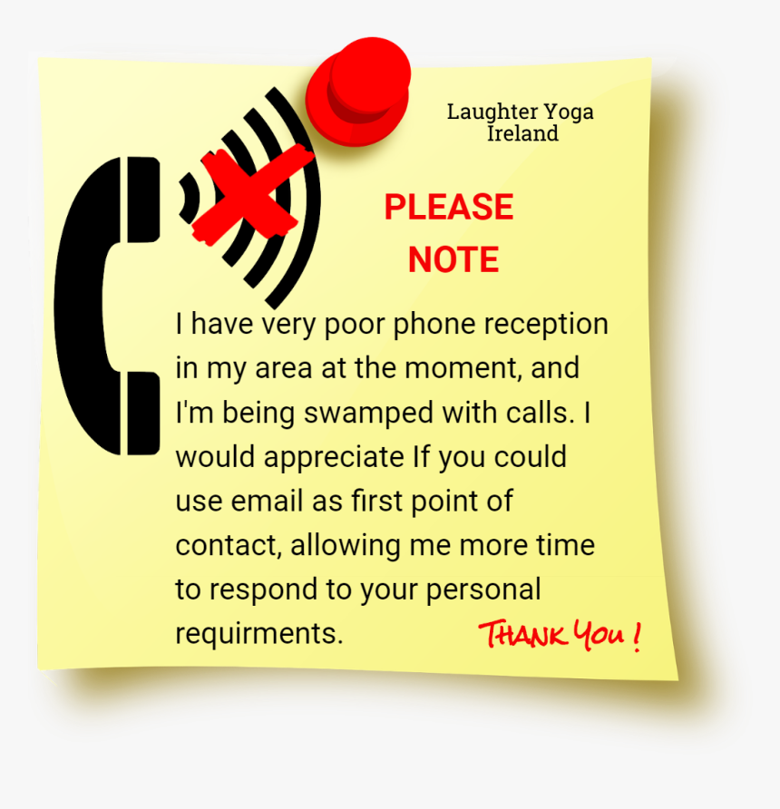 Laughter Yoga Phone Notice - Colorfulness, HD Png Download