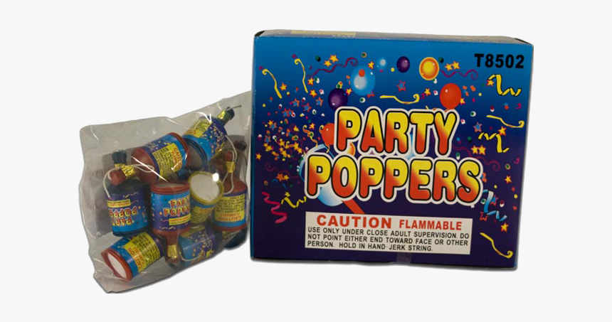 Party Poppers - Generic Brand Champagne Popper T8502, HD Png Download
