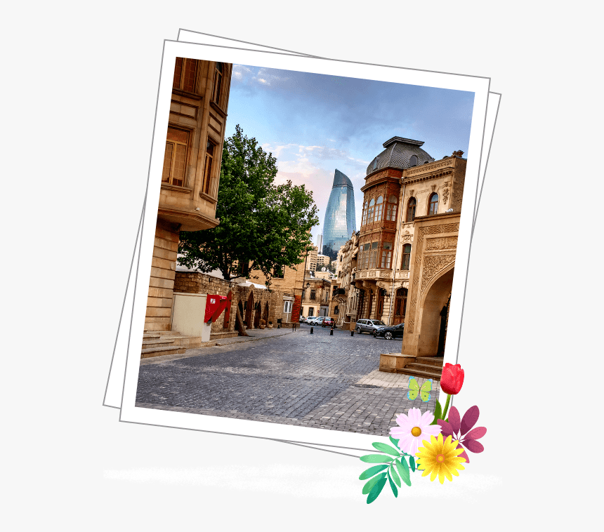 Modern Building In Old City , Png Download - Baku Places To Visit, Transparent Png