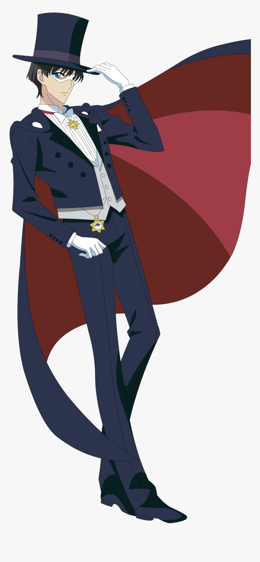 #sailormoon #tuxedomask #darien #mamoruchiba #crystalsailormoon - Tuxedo Mask Sailor Moon Transparent, HD Png Download