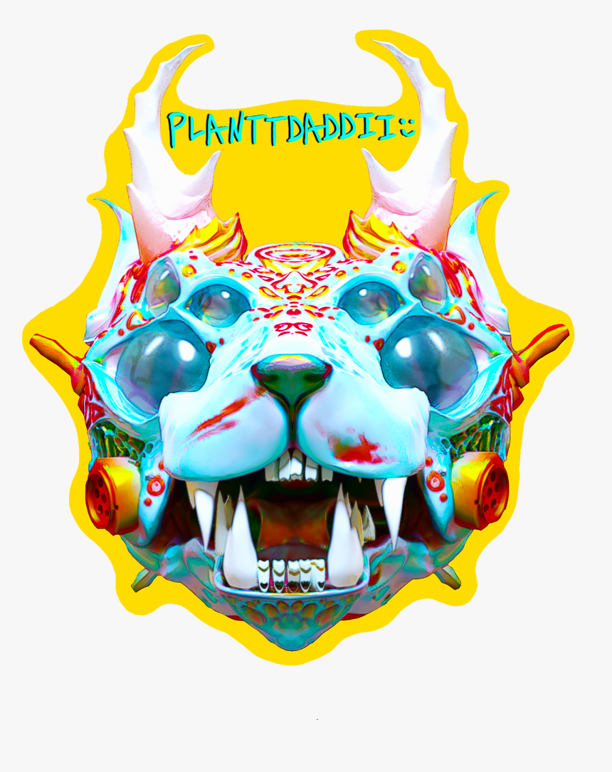 Image Of Spooky Spider Monster Cat Sticker - Illustration, HD Png Download
