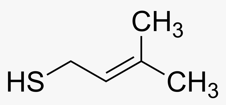 3 Methylbut 2 Ene 1 Thiol 200 - Isopentyl Acetate Structural Formula, HD Png Download