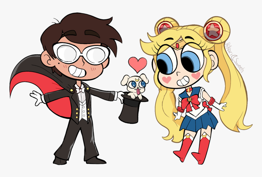 Star Butterfly And Marco Chibi, HD Png Download