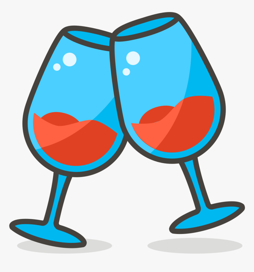 Wine Glass Clipart Clinking - Wine Glass Vector Clipart, HD Png Download