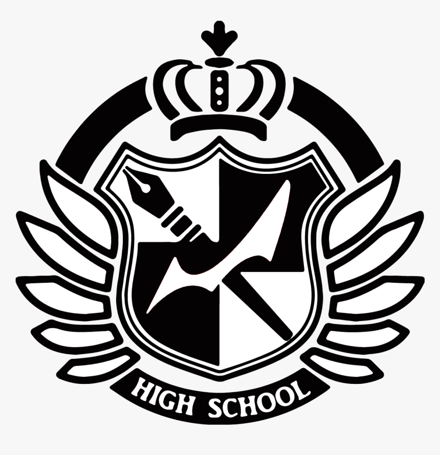 Danganronpa Logo Symbol - Danganronpa Hope's Peak Academy Logo, HD Png Download