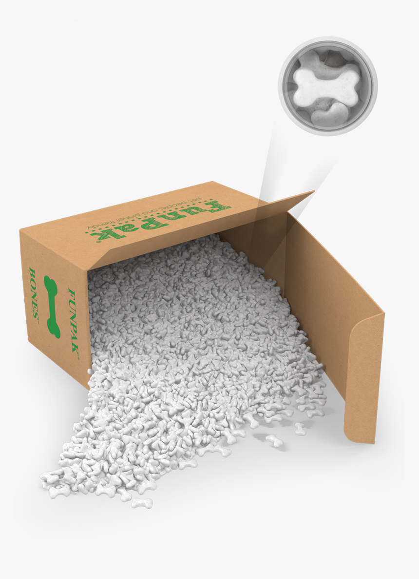 Box Of Packing Peanuts, HD Png Download