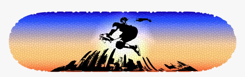 Silhouette - Kickflip, HD Png Download