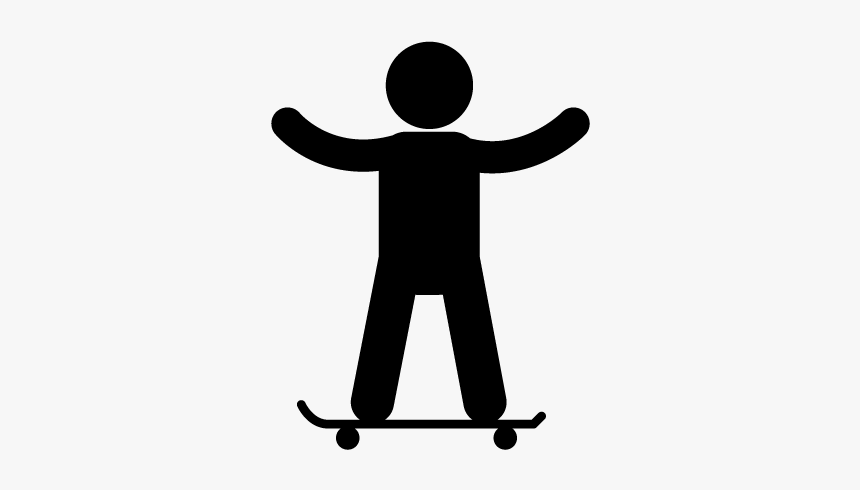 Skateboard Pictogram, HD Png Download