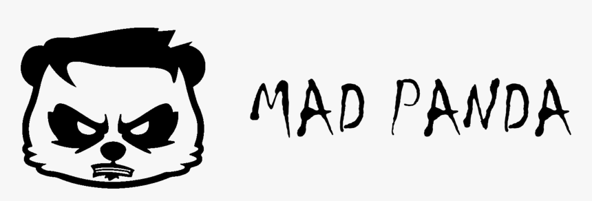 Mad Panda Logo Side By Side Large - Calligraphy, HD Png Download