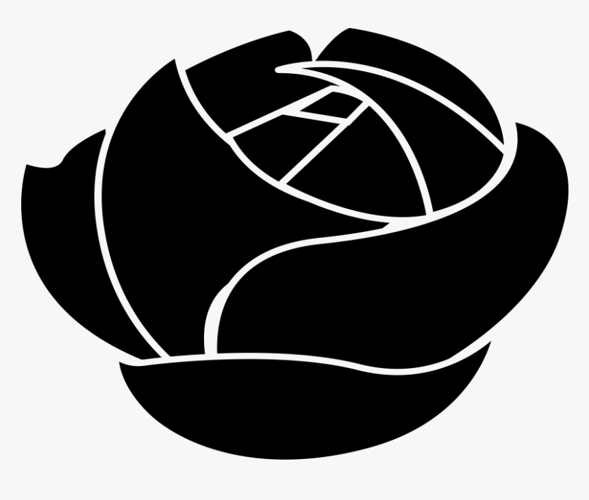 Flowers Silhouette - Stencil, HD Png Download