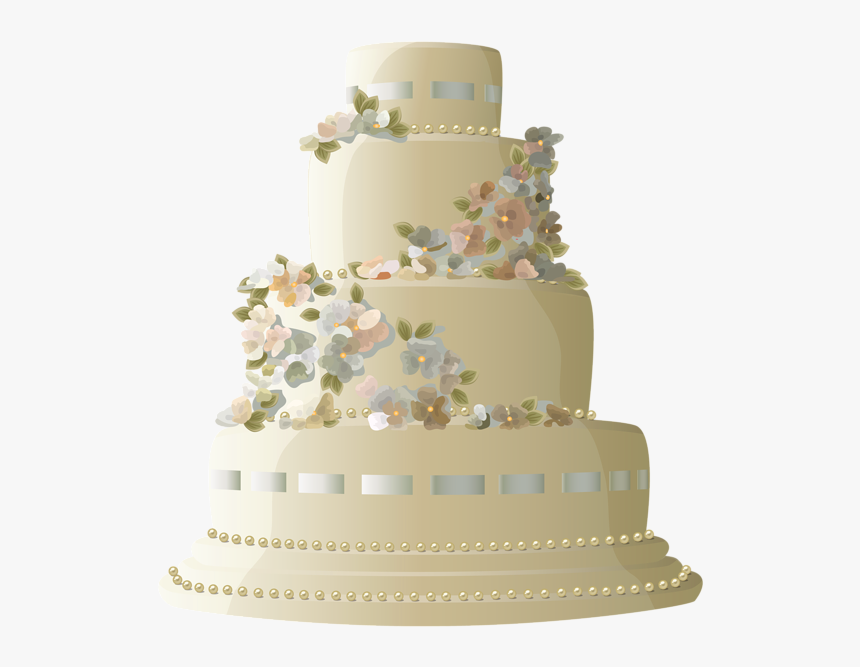 Transparent Happy Birthday Cake - Cake Wedding Png, Png Download