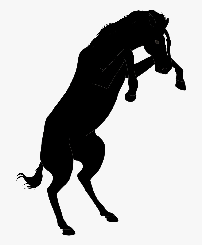 Horse Standing Silhouette Png , Png Download - Transparent Horse Standing Png, Png Download