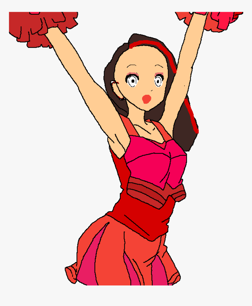 Maria Reynolds As Cheerleader Clipart , Png Download - Cartoon, Transparent Png