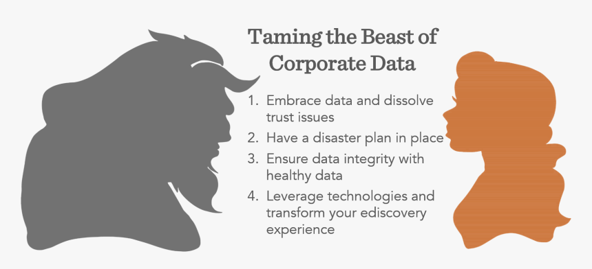 Beauty And The Beast Head Silhouette, HD Png Download