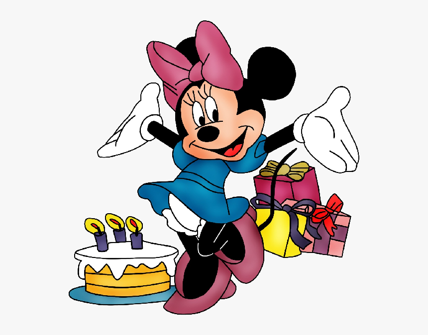 Red Minnie Mouse Clip Art Car Interior Design - Birthday Minnie Mouse Png, Transparent Png