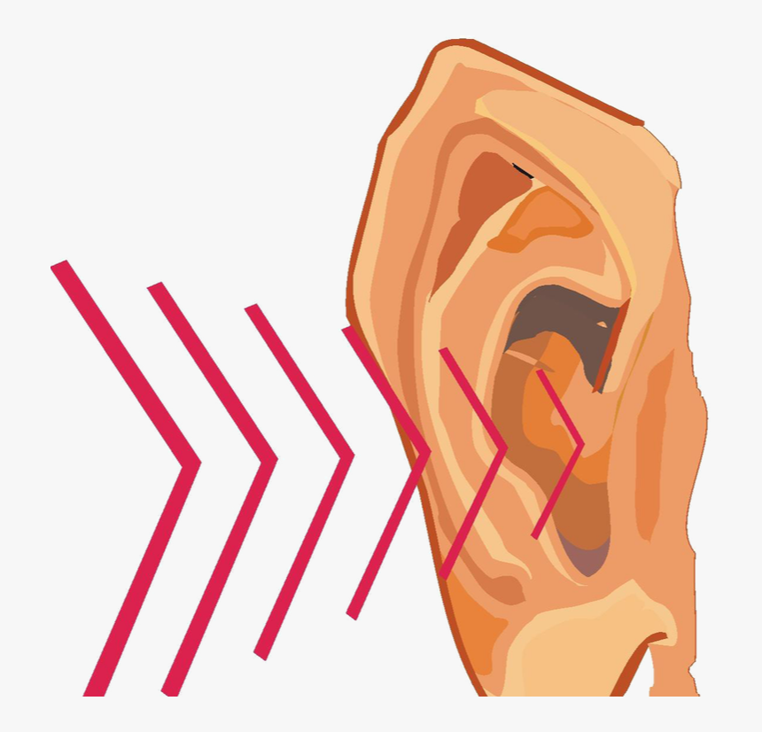 Mouth Clipart Ear - Sound Vibrations Clip Art, HD Png Download