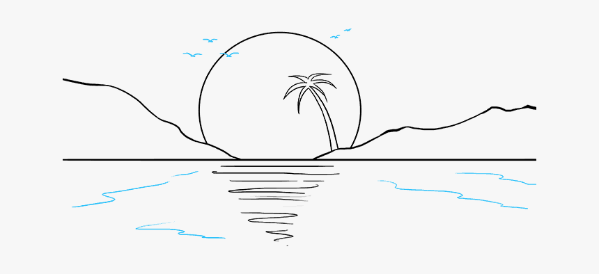 Easy Drawing Of Calm, HD Png Download
