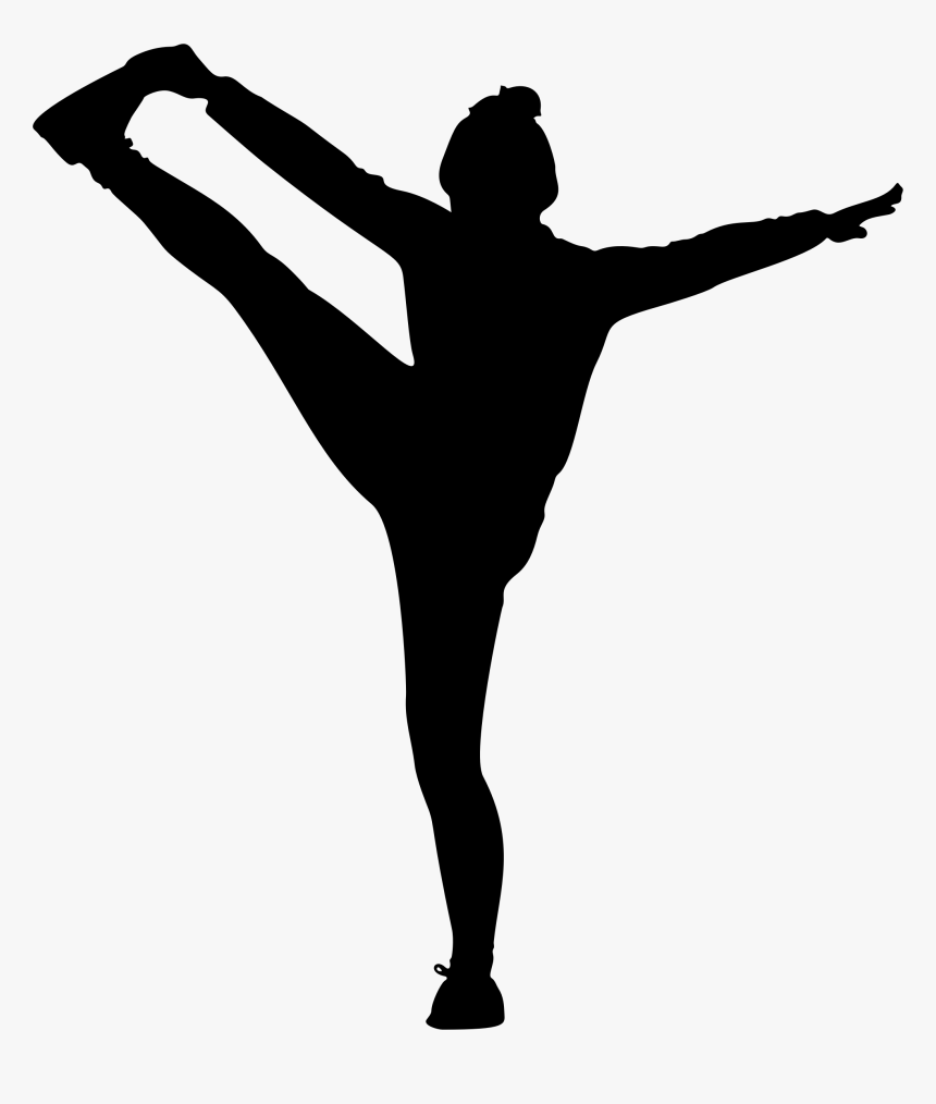 Silhouette Ballet Photography Cheerleading Logo - Silhouette, HD Png Download