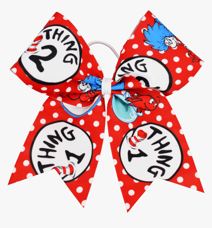Cheer Bow Clipart Cheerleader - Thing 1 And Thing 2, HD Png Download