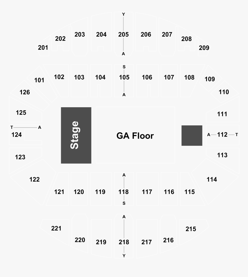 Five Finger Death Punch & Breaking Benjamin At Crown - Mohegan Sun Arena Seating Chart, HD Png Download