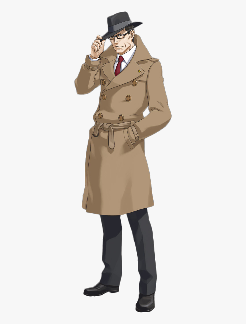 Ace Attorney Gregory Edgeworth, HD Png Download
