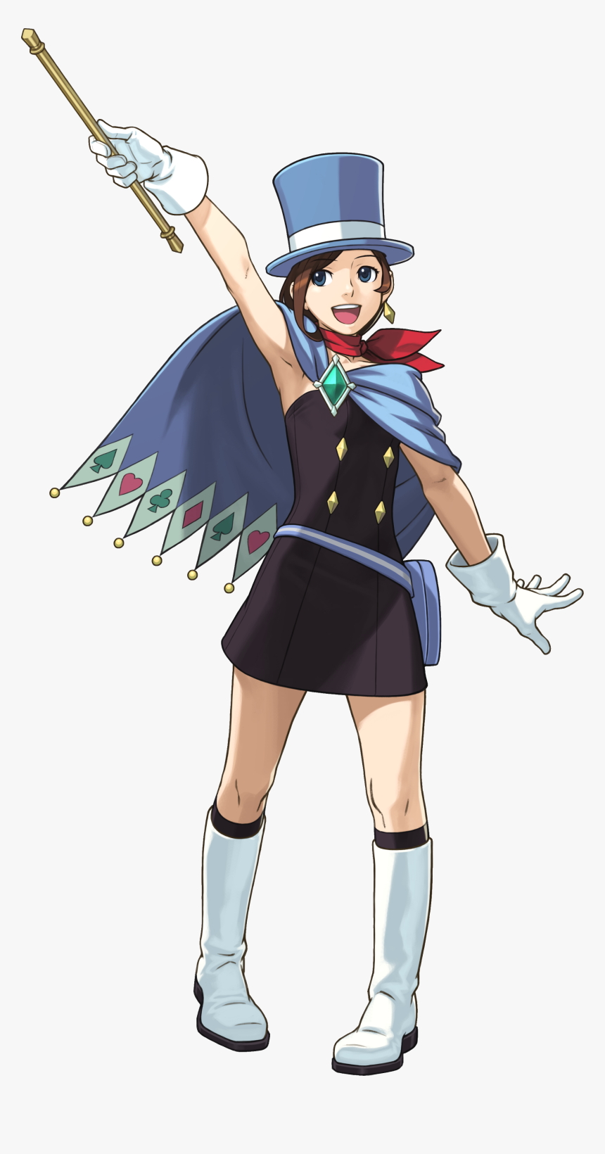 Ace Attorney Trucy Wright, HD Png Download