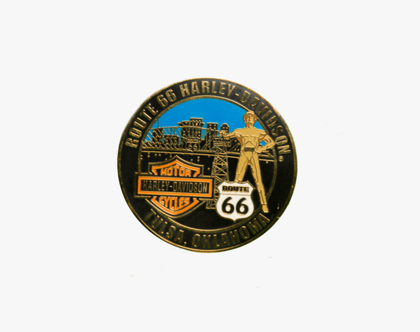 Route 66 Harley-davidson® Challenge Coin - Emblem, HD Png Download