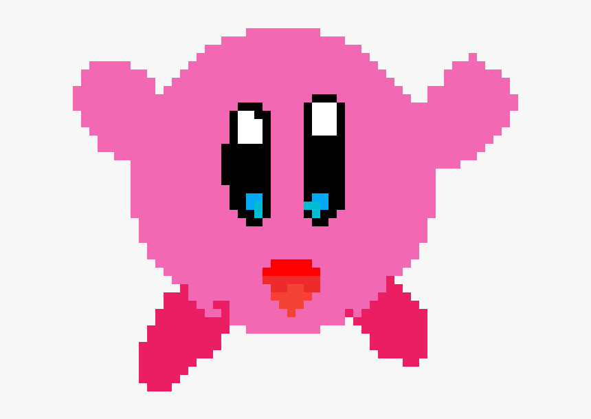 Kirby Star Allies For Lol Op - Easy Pixel Art Tree, HD Png Download