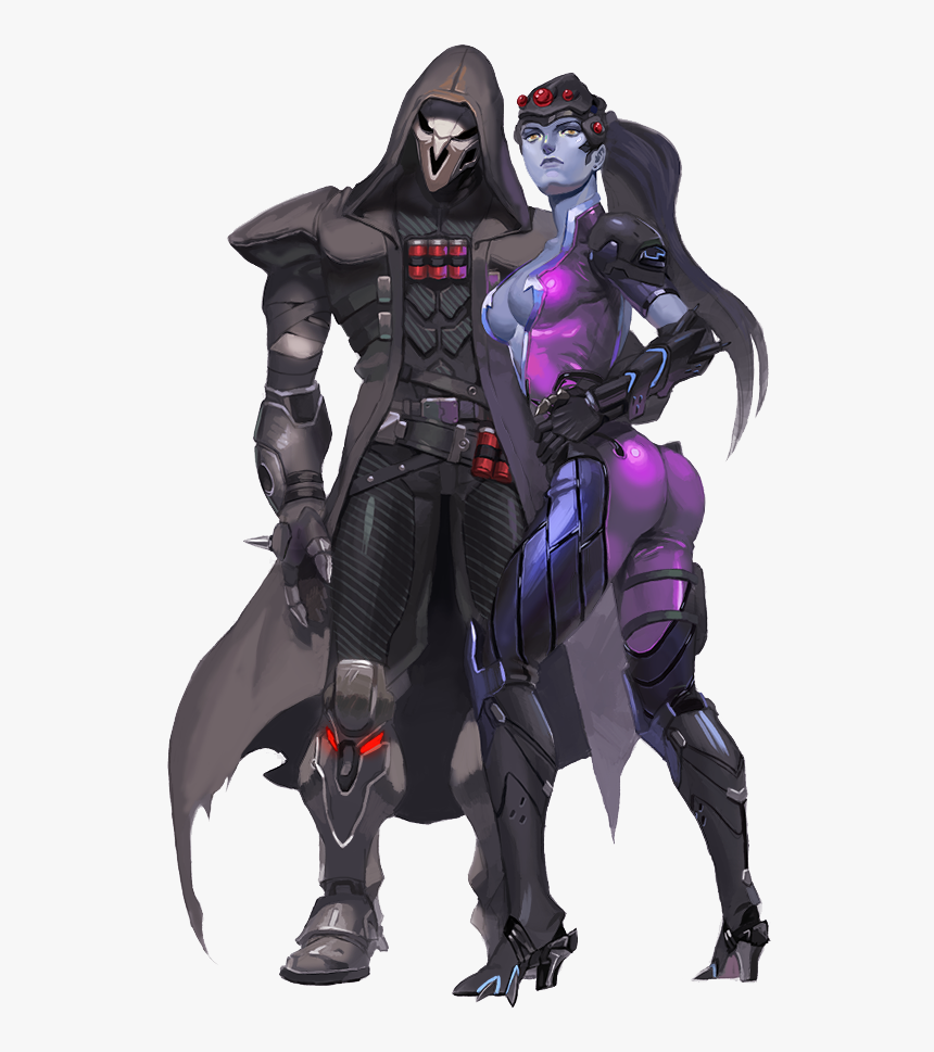 Reaper And Widowmaker Overwatch, HD Png Download