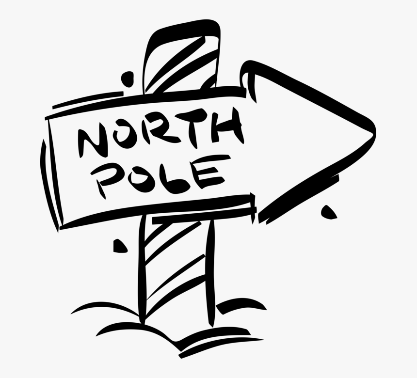 North Pole Clipart Black And White
