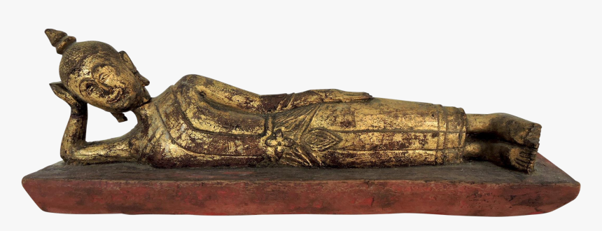 Transparent Buddha Statue Png - Bronze Sculpture, Png Download