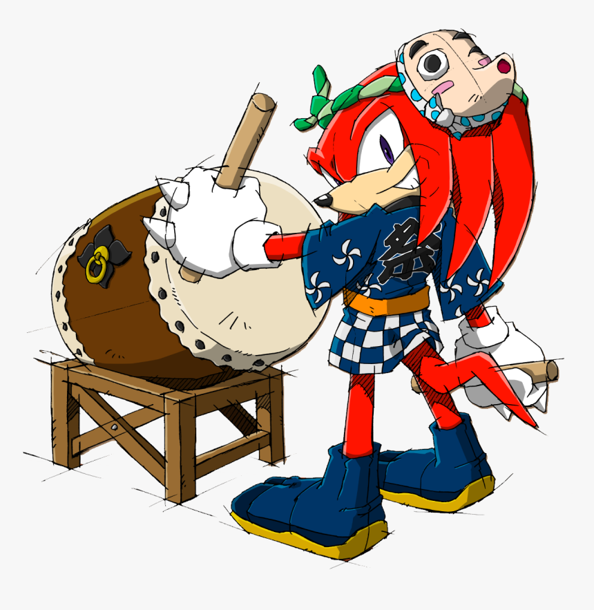 Knuckles The Echidna Art, HD Png Download