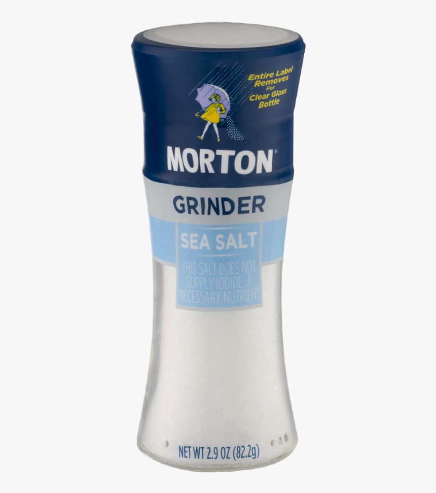 Morton Grinder Sea Salt, - Cosmetics, HD Png Download