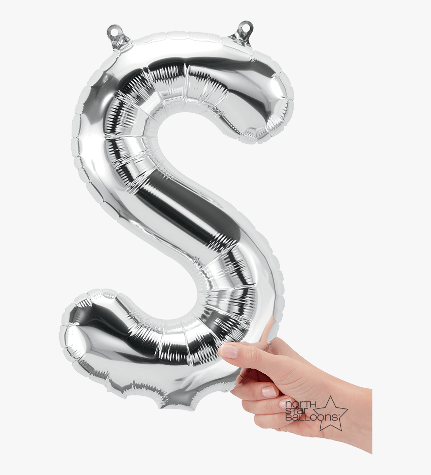 Letter Rose Gold Foil Balloon , Png Download - Gold Letter S Balloon, Transparent Png