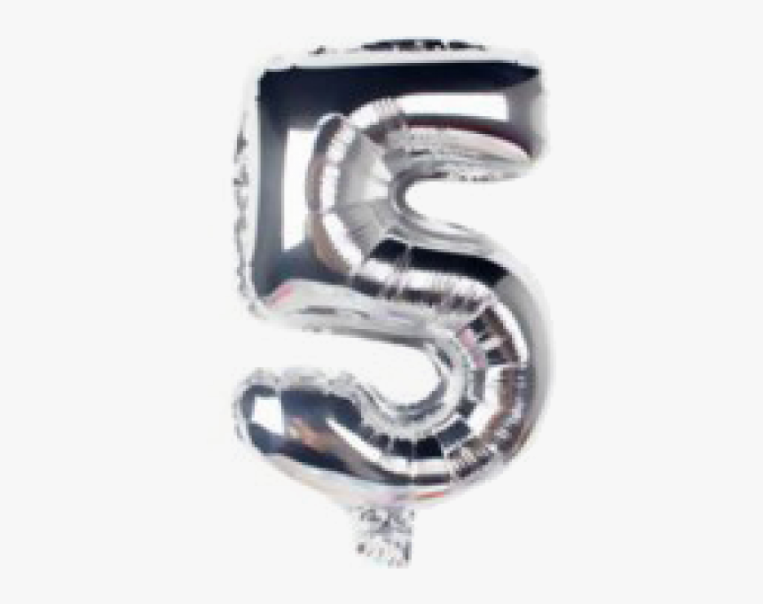 Foil Balloon No 5, HD Png Download