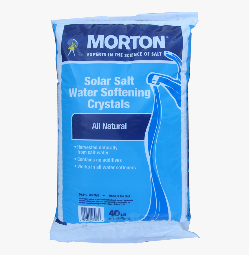 Morton Salt - Types Of Water Softener Salt, HD Png Download