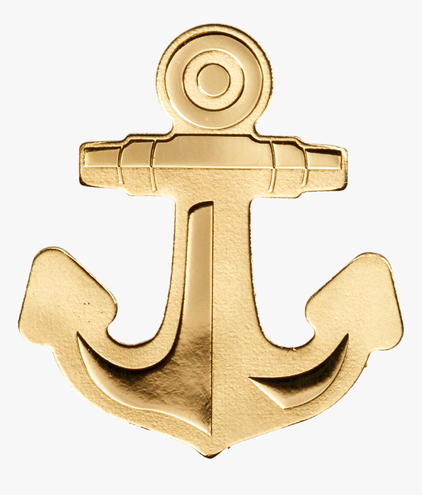 Palau - 2019 - 1 Dollar - Golden Anchor Small Gold - Golden Anchor, HD Png Download