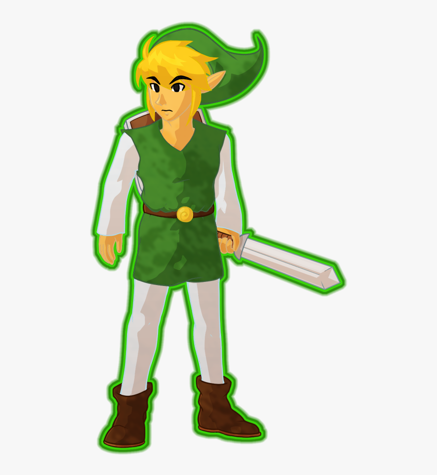 Wind Waker Adult Link - Cartoon, HD Png Download