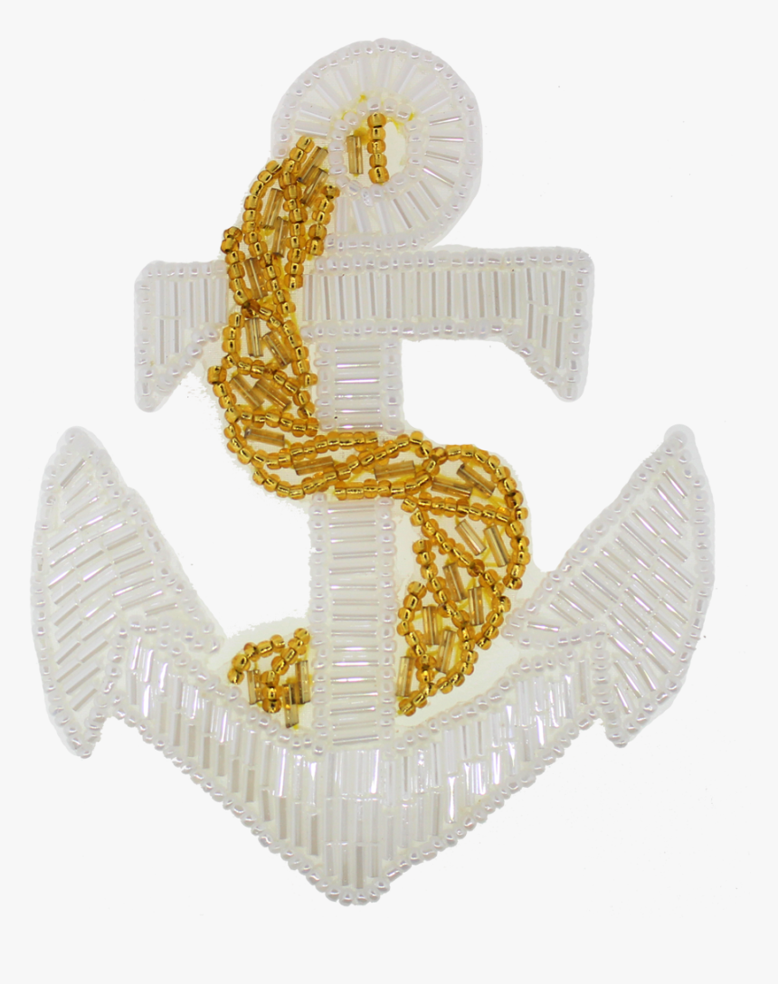 Anchor Beaded Applique, HD Png Download