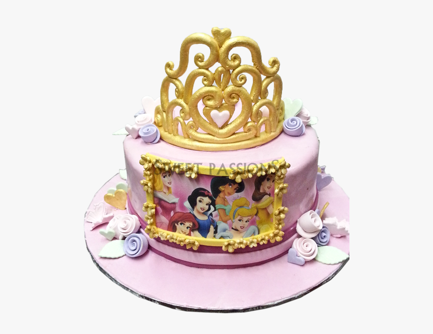 Princess Birthday Cake Png, Transparent Png