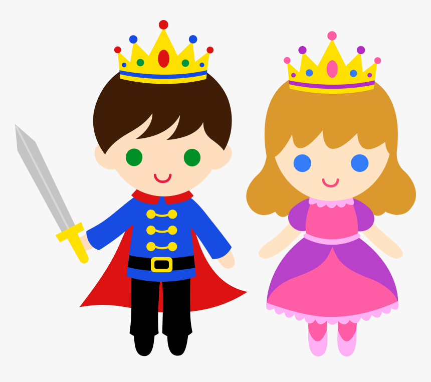 Prince And Princess Clipart, HD Png Download