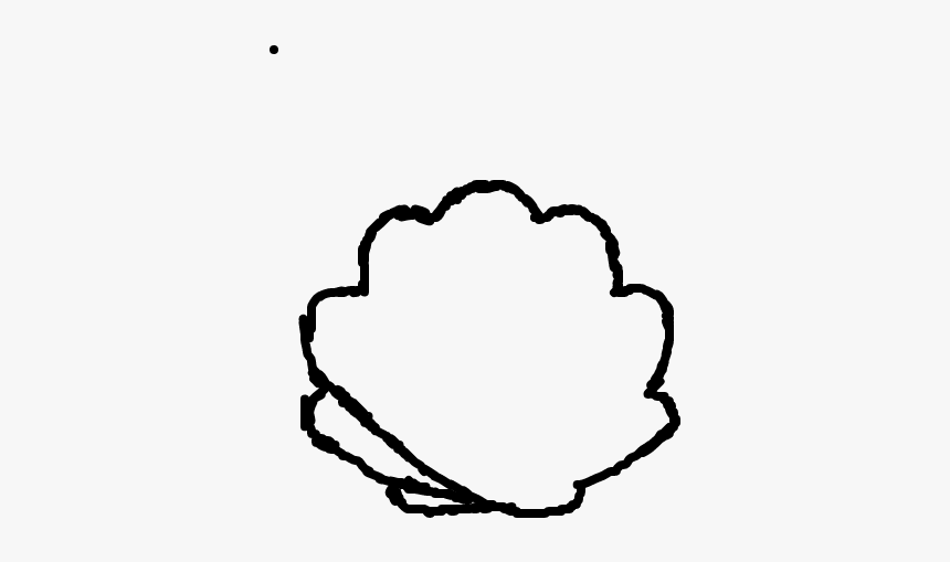 Clip Art Desenho De Concha - Line Art, HD Png Download