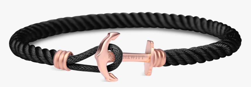 Ankerarmband Phrep Lite Ip Rose Gold Nylon Schwarz5a2810b78a17b - Paul Hewitt Armband Neu, HD Png Download